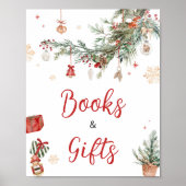 Winter Merry Little Christmas Boeken en Geschenken Poster (Voorkant)