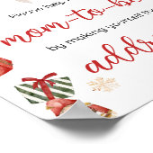 Winter Merry Little Christmas Envelope Station Poster (Hoek)