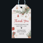 Winter Merry Little Christmas Favoriet Tags Cadeaulabel<br><div class="desc">Voeg een strooi van zoetheid toe aan uw baby shower gunsten met onze Christmas Baby shower Gunst Tags Printable. Deze aanpasbare labels,  met schattige design met een baby-thema,  zijn de perfecte afwerking van uw geschenken. Personaliseer voor creëer een gedenkwaardige aandenken dat de vreugde van uw feest vangt! BS983</div>