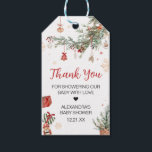 Winter Merry Little Christmas Favoriet Tags Cadeaulabel<br><div class="desc">Voeg een strooi van zoetheid toe aan uw baby shower gunsten met onze Christmas Baby shower Gunst Tags Printable. Deze aanpasbare labels,  met schattige design met een baby-thema,  zijn de perfecte afwerking van uw geschenken. Personaliseer voor creëer een gedenkwaardige aandenken dat de vreugde van uw feest vangt! BS983</div>