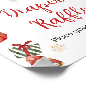 Winter Merry Little Christmas Luier Raffle Poster (Hoek)