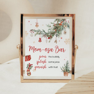 Winter Merry Little Christmas Mom Osa Bar Poster