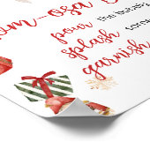 Winter Merry Little Christmas Mom Osa Bar Poster (Hoek)