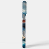 Winter, met sneeuw bedekte brug en rivier Case-Mate iPhone case (Achterkant / Rechts)