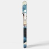 Winter, met sneeuw bedekte brug en rivier Case-Mate iPhone case (Achterkant / Links)