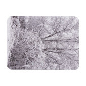 Winter met sneeuwlandschap magneet (Horizontaal)