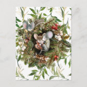 Winter Mice Kerstfeestdag Briefkaart (Voorkant)
