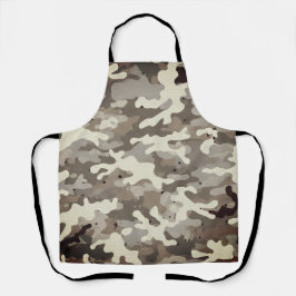 Winter Militair Camouflagepatroon Schort