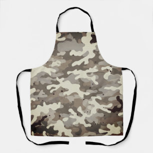 Winter Militair Camouflagepatroon Schort