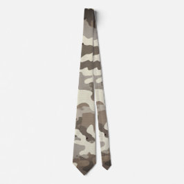 Winter Militaire Camouflagepatroon Stropdas