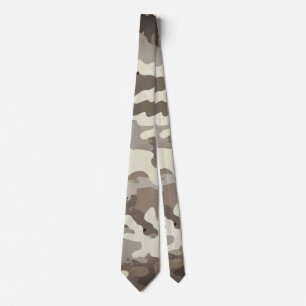 Winter Militaire Camouflagepatroon Stropdas