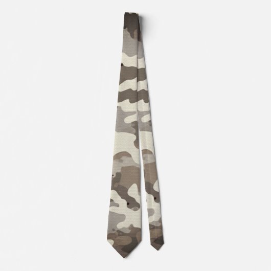 Winter Militaire Camouflagepatroon Stropdas (Voorkant)