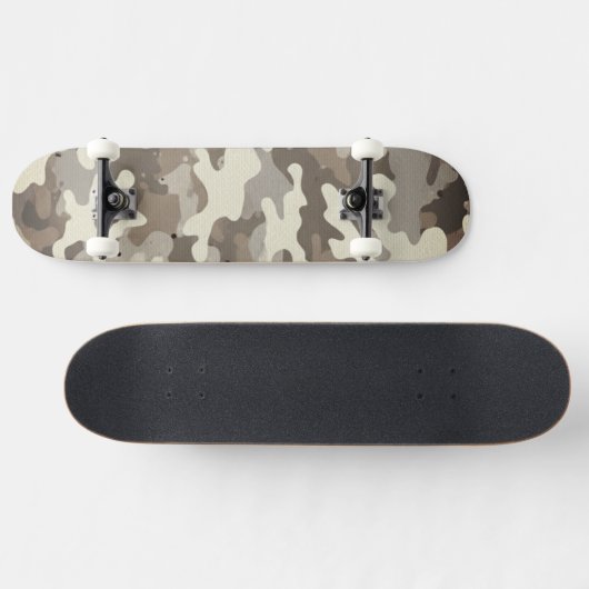 Winter Military Camouflage Pattern Persoonlijk Skateboard (Horizontaal)