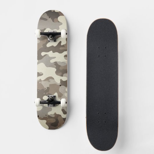Winter Military Camouflage Pattern Persoonlijk Skateboard (Voorkant)
