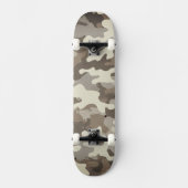 Winter Military Camouflage Pattern Persoonlijk Skateboard (Voorkant)
