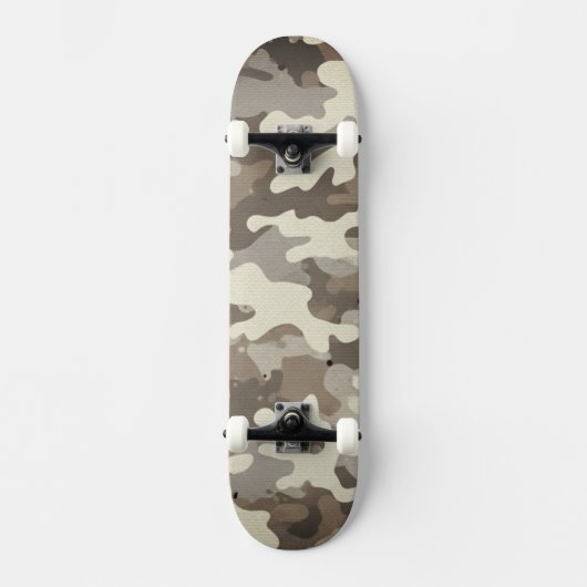 Winter Military Camouflage Pattern Persoonlijk Skateboard (Voorkant)