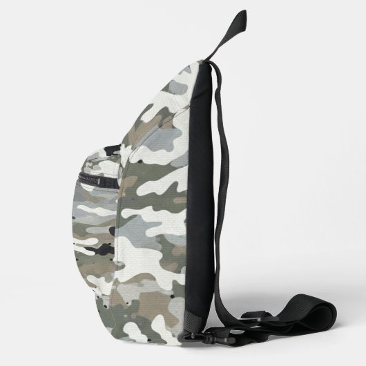Winter Military Camouflage Pattern Sling Bag (Rechts)