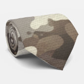 Winter Military Camouflage Pattern Stropdas (Opgerold)
