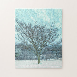 Winter Mimosa Painterly Legpuzzel