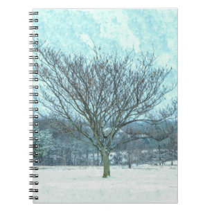 Winter Mimosa Painterly Notitieboek