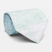 Winter Mimosa Painterly Stropdas (Opgerold)