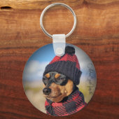 Winter Min Pin Sleutelhanger (Voorkant)