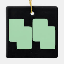 Winter Mint 5 | MERRY CHRISTMAS | m3galleryStudio Keramisch Ornament