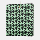 Winter Mint 8 | MERRY CHRISTMAS | m3galleryStudio Keramisch Ornament (Links)