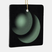 Winter Mint 9 | MERRY CHRISTMAS | m3galleryStudio Keramisch Ornament (Rechts)