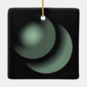 Winter Mint 9 | MERRY CHRISTMAS | m3galleryStudio Keramisch Ornament (Achterkant)