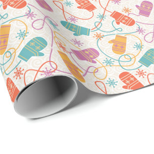Winter Mittens Cadeaupapier