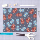 Winter Mittens en Stars Blue Tissuepapier (Craft)