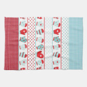 Winter Mittens Microfiber Kitchen Towel Theedoek (Horizontaal)