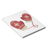 Winter Mittens Notitieblok (Schuin)