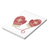 Winter Mittens Notitieblok (Linkerzijde)
