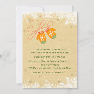 Winter Mittens, uitnodiging voor de feestdag