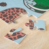 Winter Mode Doodle schetspatroon Legpuzzel (Zijkant)