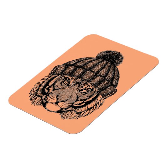 Winter Mode Ready Tiger Magneet (Linkerzijde)