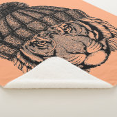 Winter Mode Ready Tiger Sherpa Deken (3/4)