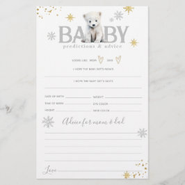 Winter Modern Barly Wachten Neutraal Baby shower s