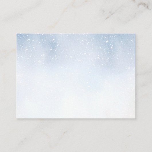 Winter Modern Bearly Wait Luier Raffle Informatiekaartje (Achterkant)