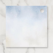 Winter Modern Bearly Wait Polar Beer Baby shower Bedankjes Labels (Achterkant)