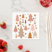 Winter Modern Boho Kerst Servet (Insitu)