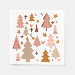Winter Modern Boho Kerst Servet
