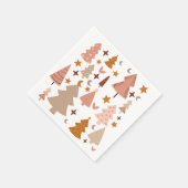 Winter Modern Boho Kerst Servet (Hoek)