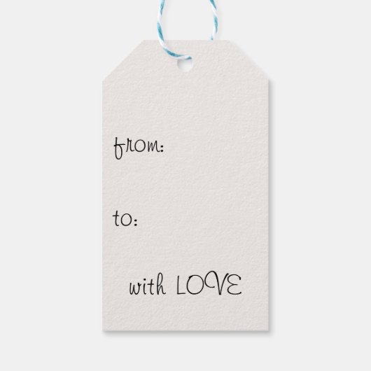 Winter Modern Boho kerstcadeau Label Cadeaulabel (Achterkant)