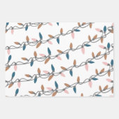 Winter Modern Boho Stippen Trees kerstwrapping Inpakpapier Vel (Voorkant 2)