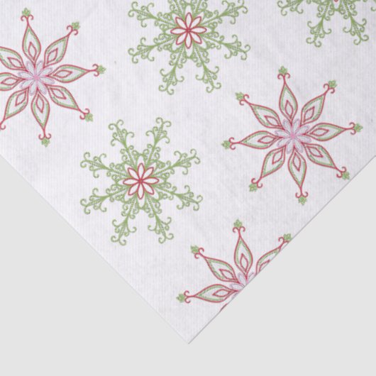 Winter Moderne feestdag kerst aangepast Tissuepapier (Detail)