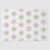 Winter Moderne feestdag kerst aangepast Tissuepapier (Voorkant)