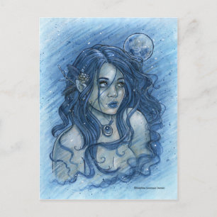 Winter Moon Briefkaart